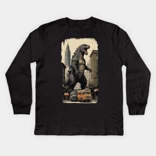 Godzilla Kids Long Sleeve T-Shirt